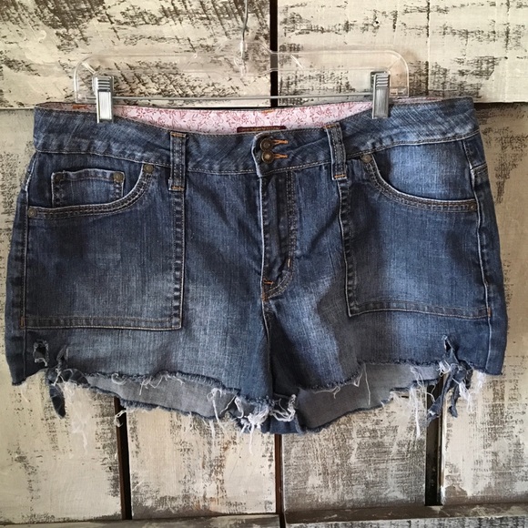 ZD Frayed Jean Shorts sz 18 - Picture 1 of 8
